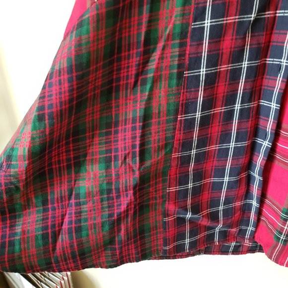 J. Jill Vibrant Plaid Tunic in Red and Blue - Picture 5 of 7